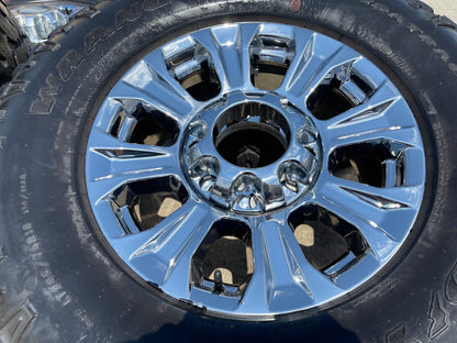 18" Ford F-250 F-350 TREMOR OEM CHROME rims wheels 10097 tires GOODYEAR 35"
