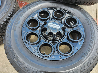20" Ford F-250 F-350 OEM black Lariat wheels rims 10299 10484 tires DISCOUNTED