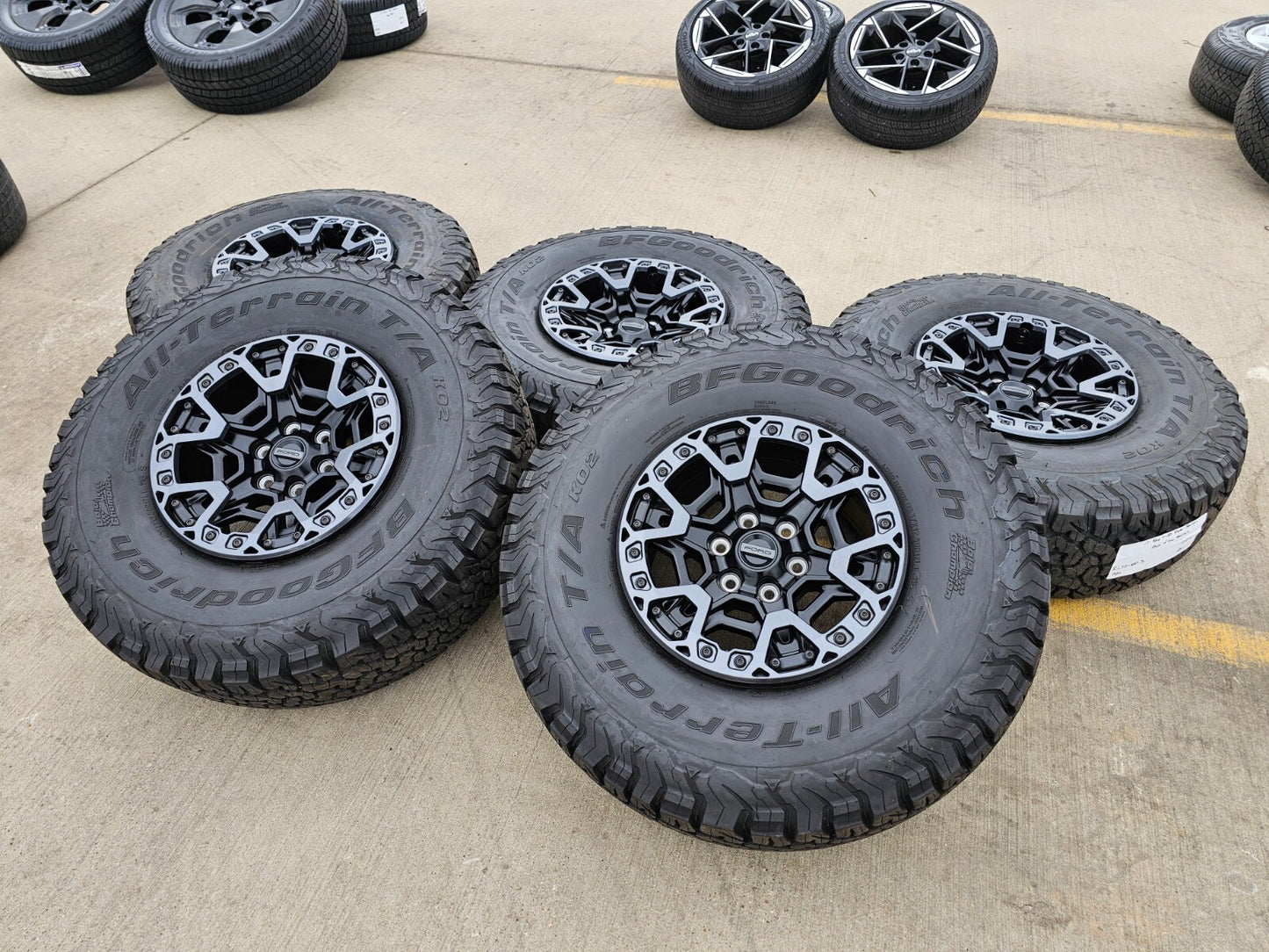 (5) 17" Ford F-150 Raptor R OEM BEADLOCK rims wheels 2024 2025 2026 2027 BFG NEW