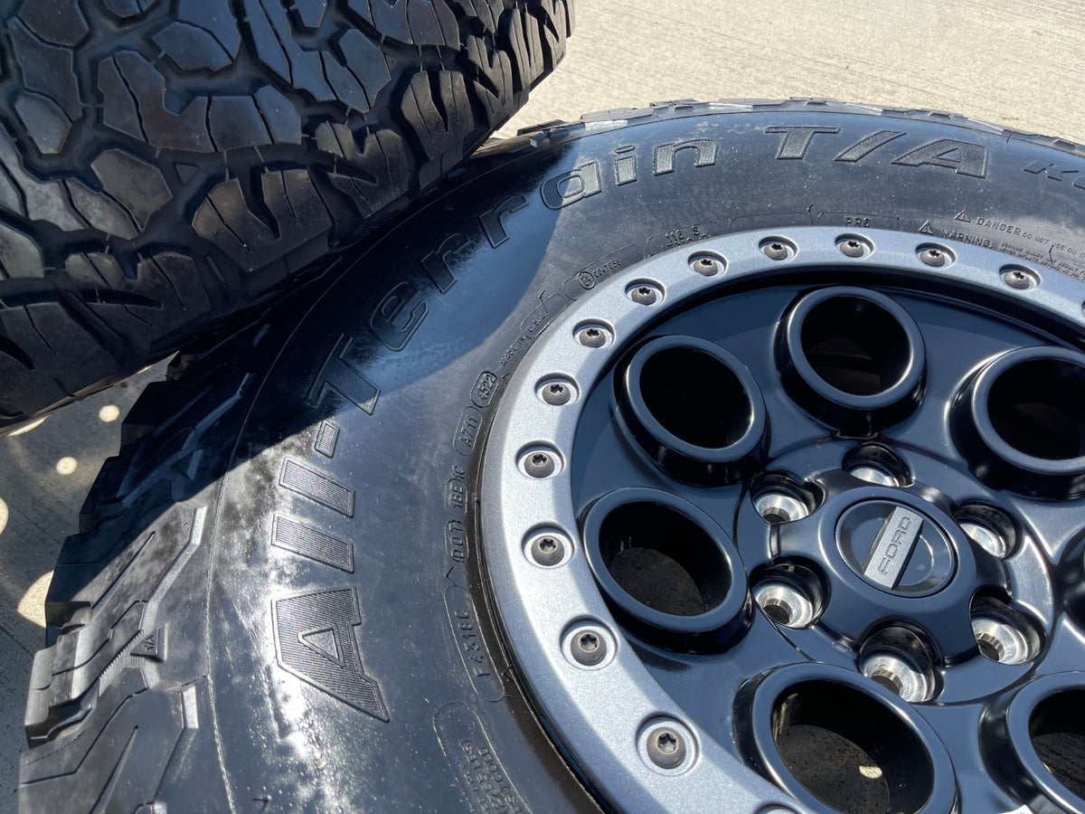 17" Ford F-150 Raptor OEM BEADLOCK 10612 rims wheels BFG KO2 37" SET NEW