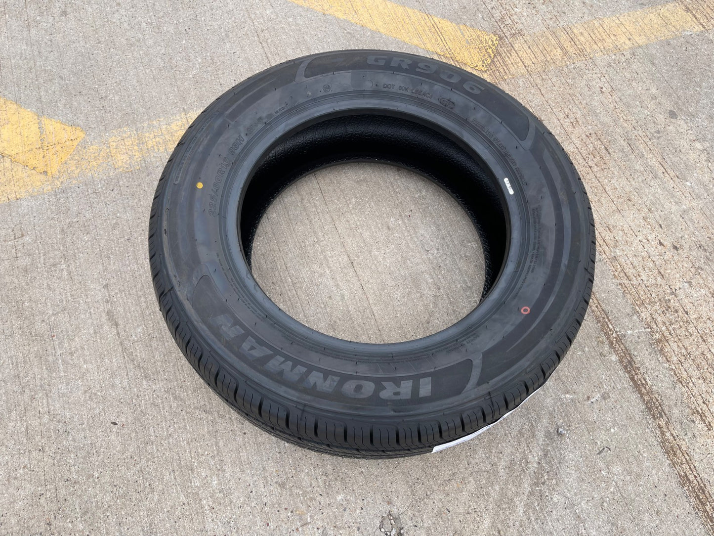 (1) 225/60/16 Ironman GR906 tire 225/60R16 98H NEW