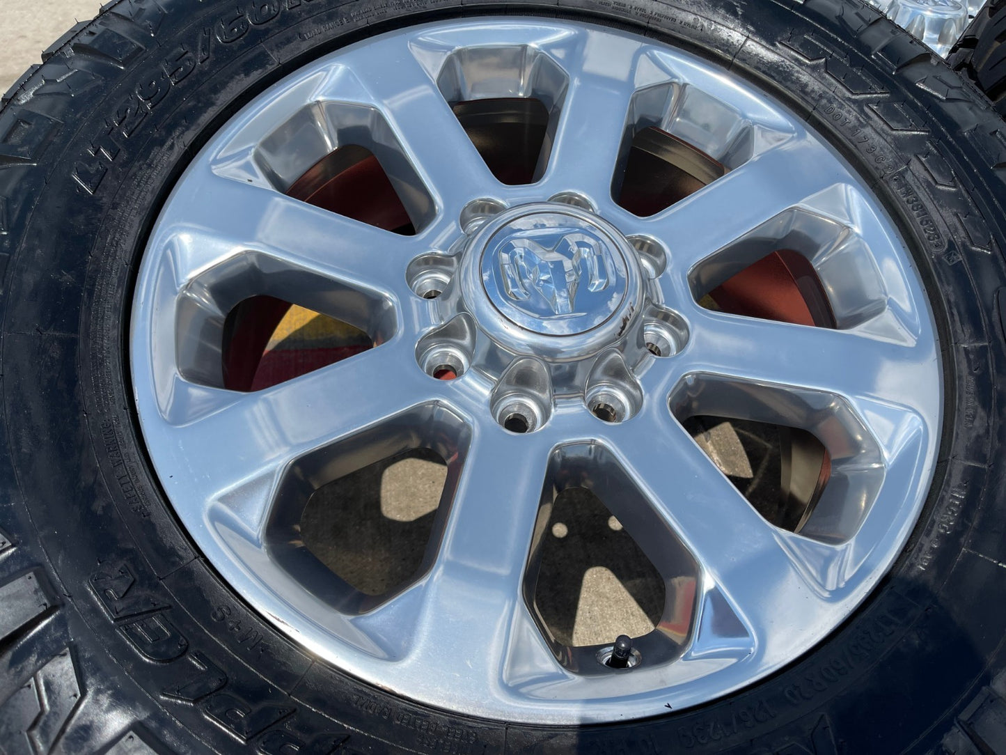 20" Dodge Ram 2500 3500 LARAMIE OEM 2700 wheels rims 2023 2024 2025 2026 NITTO
