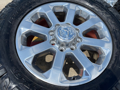 20" Dodge Ram 2500 3500 LARAMIE OEM 2700 wheels rims 2023 2024 2025 2026 NITTO