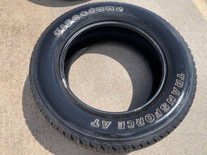 (1) 285/60/20 Firestone Transforce A/T tire LT 10 ply load range E