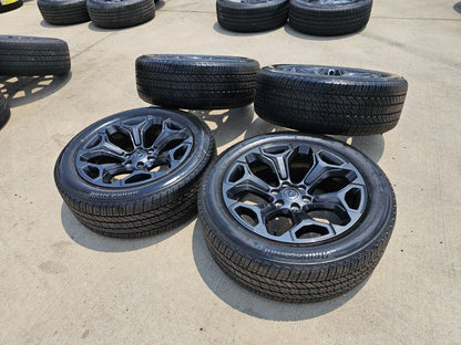 22" Dodge Ram 1500 OEM Laramie wheels LIMITED Gray 2685 2727 tires NEW