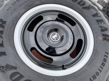 17" Ford Bronco HERITAGE Edition wheels rims white GOODYEAR 35" SET NEW
