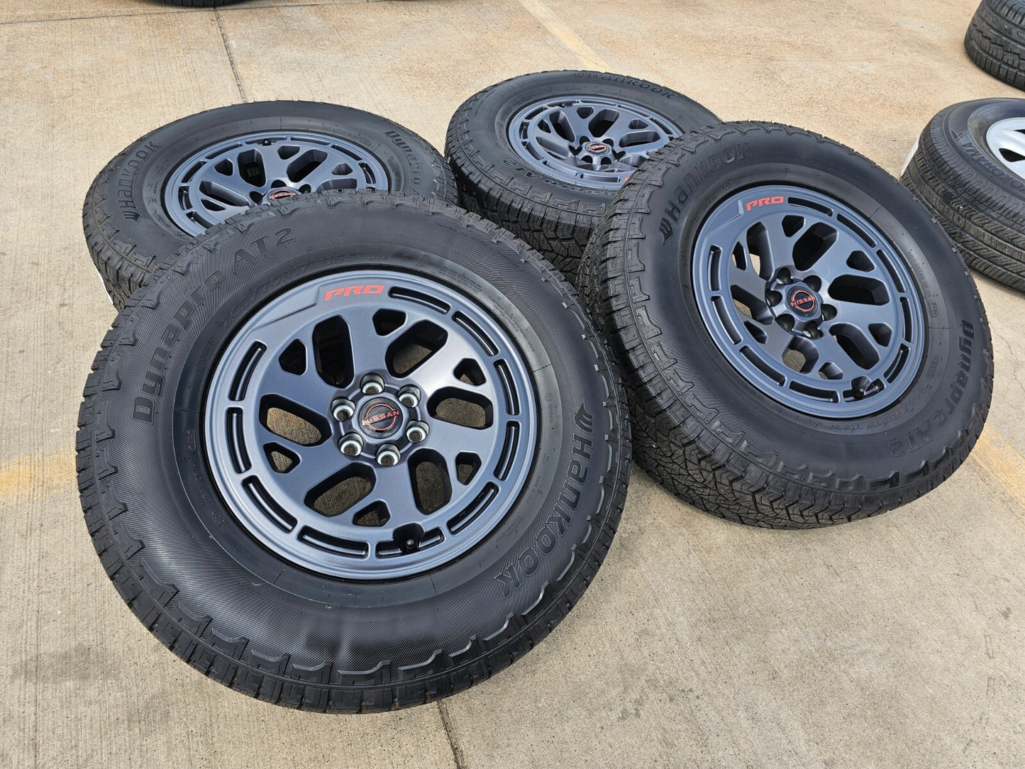 17" Nissan Frontier X-PRO OEM Desert Runner wheels rims tires 2024 2025 2026 NEW