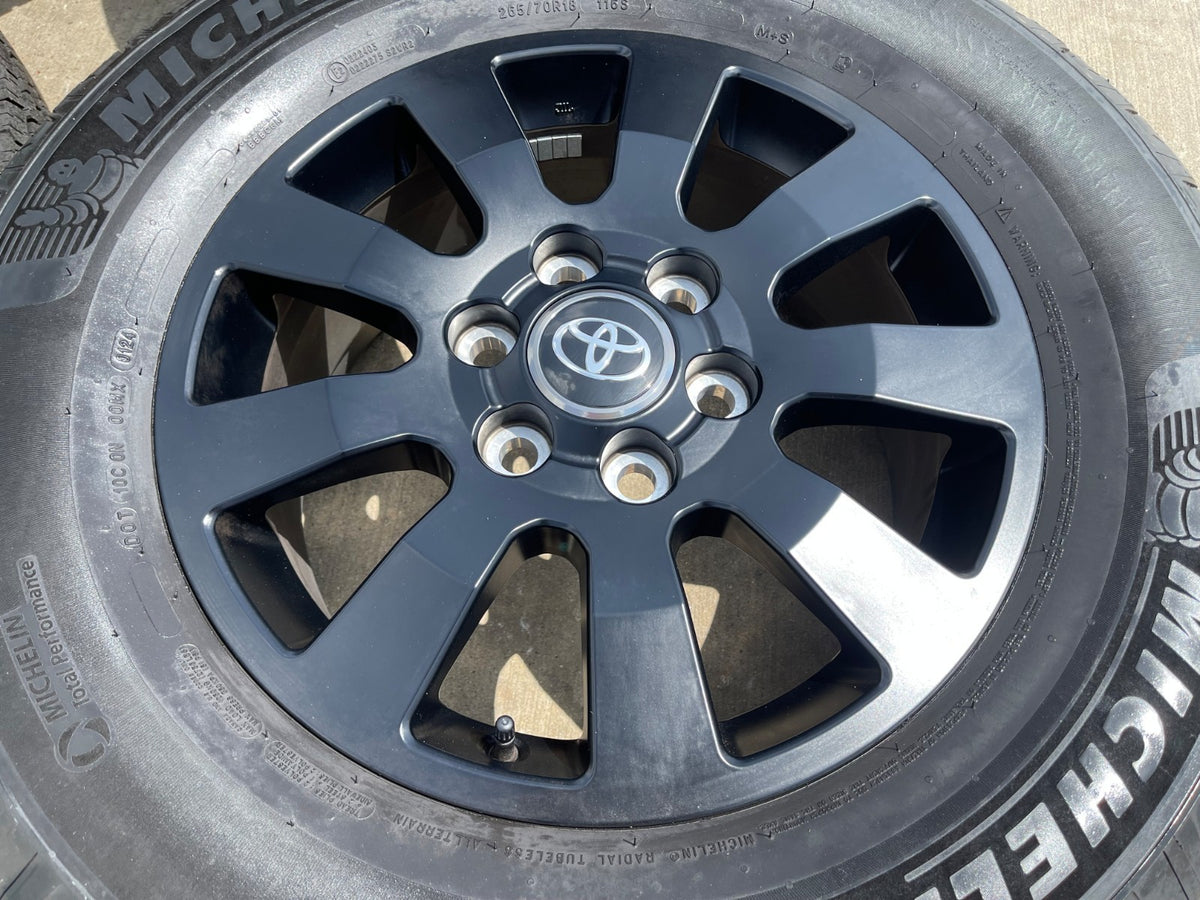 18" Toyota Land Cruiser OEM TRD wheels rims 95952 75304 Tundra Sequoia MICHELIN