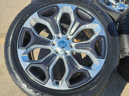 22" Dodge Ram 1500 OEM Laramie rims wheels tires 2685 GOODYEAR NEW