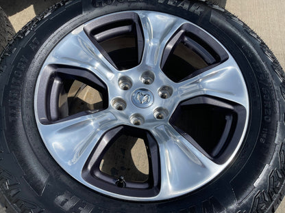 20" Dodge Ram 1500 OEM Laramie LONG HORN wheels rims 2674 tires SET GOODYEAR
