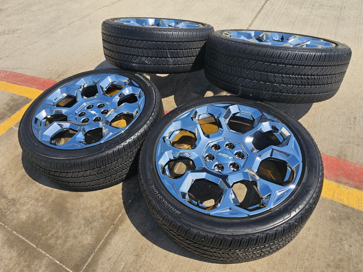 24" GMC Yukon Sierra Tahoe Cadillac Escalade V OEM wheels rims 2025 2026 2027