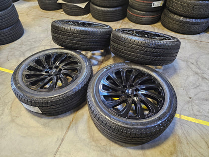 22" Lincoln Navigator OEM 10666 rims wheels BLACK LABEL SET MICHELIN NEW