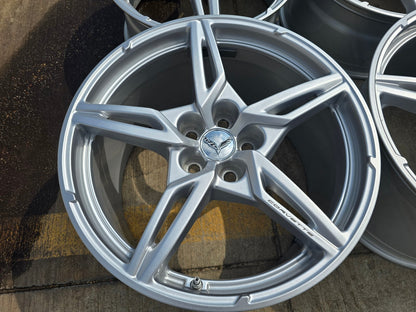 19" + 20" Chevy Corvette C8 OEM wheels rims 14007 14008 2023 2024 2025 2026 NEW