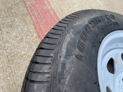 (1) 14x5.5 KWC Trailer steel wheel rim tire 5x114.3 5x4.5
