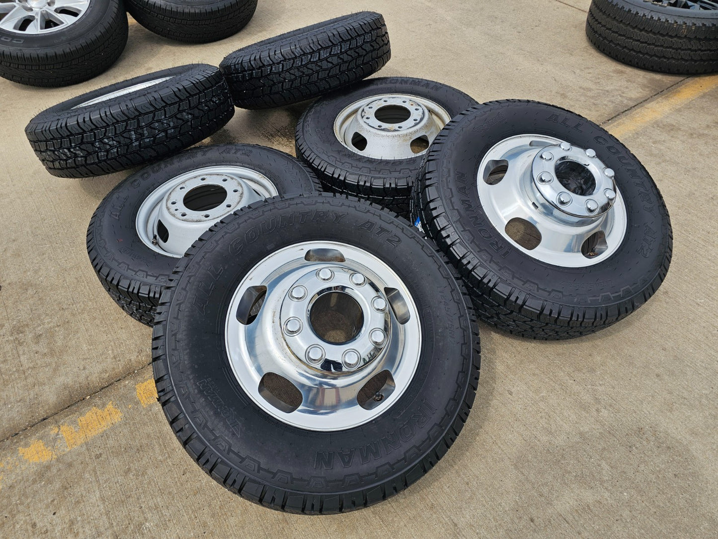 17" Ford F-350 Dually OEM 10477 10478 rims wheels 2024 2025 2026 IRONMAN A/T NEW