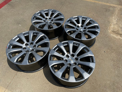22" Chevy Silverado High Country OEM 5922 wheels rims Tahoe SET 2025 2026 2027