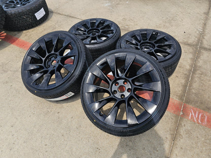 20" Tesla Model 3 OEM Uberturbine wheels rims tires 2021 2022 2023 2024 2025 NEW
