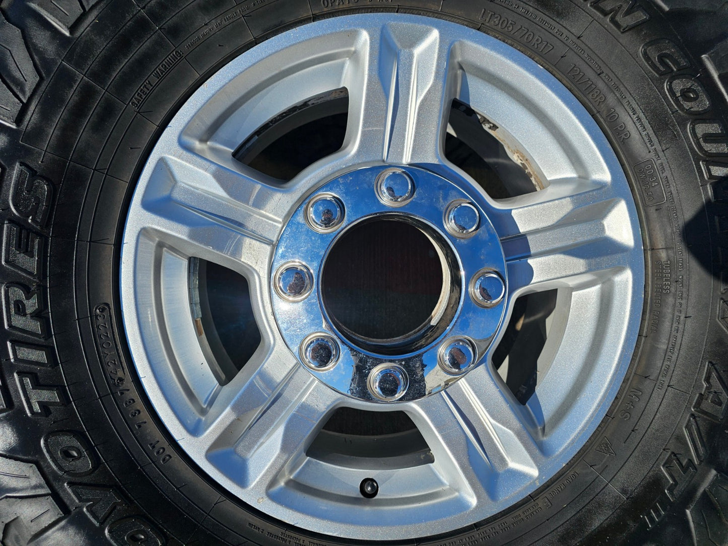 17" Ford F-250 F-350 OEM 10096 TREMOR wheels rims tires TOYO A/T3 34"
