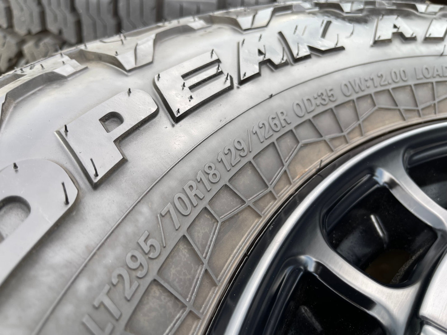 18" Toyota Tundra TSS T FORCE TRD OEM black wheels rims Sequoia 2025 NEW 35"