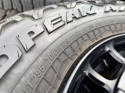 18" Toyota Tundra TSS T FORCE TRD OEM black wheels rims Sequoia 2025 NEW 35"