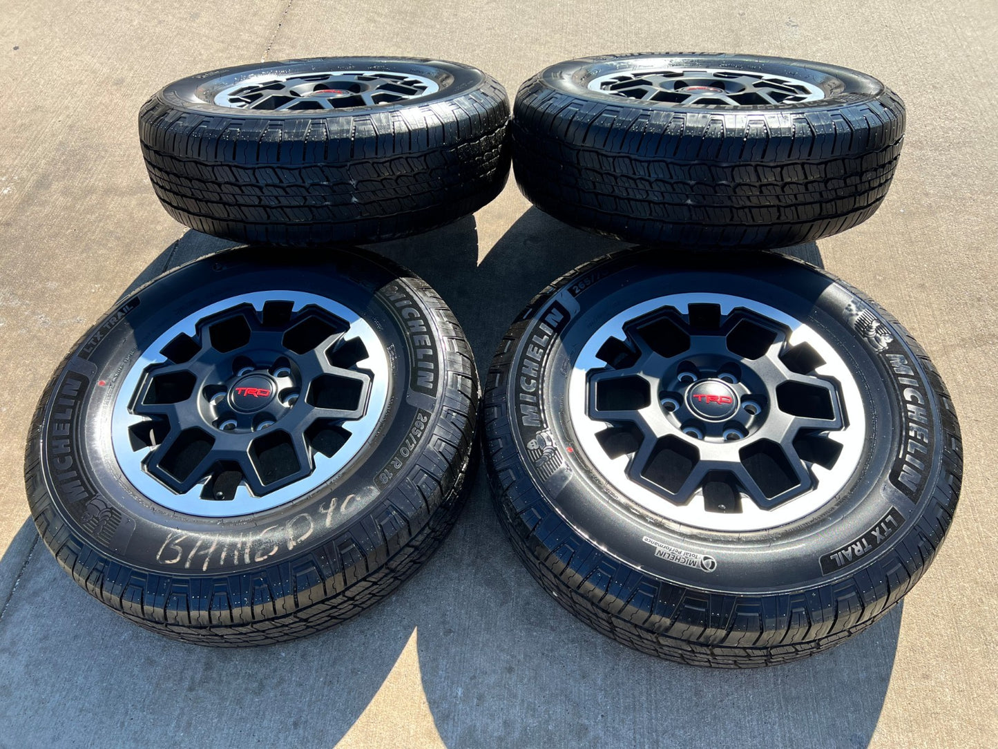 18" Toyota Tacoma 4Runner TRD OEM 94199 wheels rims 2024 2025 2026 NEW MICHELIN