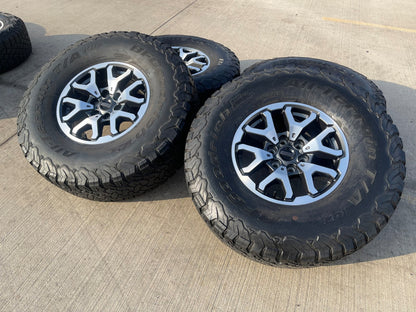 17" Ford F-150 Raptor Bronco OEM rims wheels 10461 tires 37" BFG