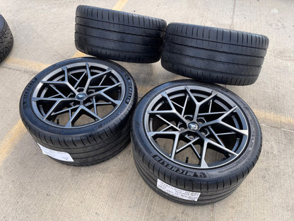 19" 19x10.5 19x11 Ford Mustang GT Track Pack PREFORMANCE OEM wheels rim MICHELIN