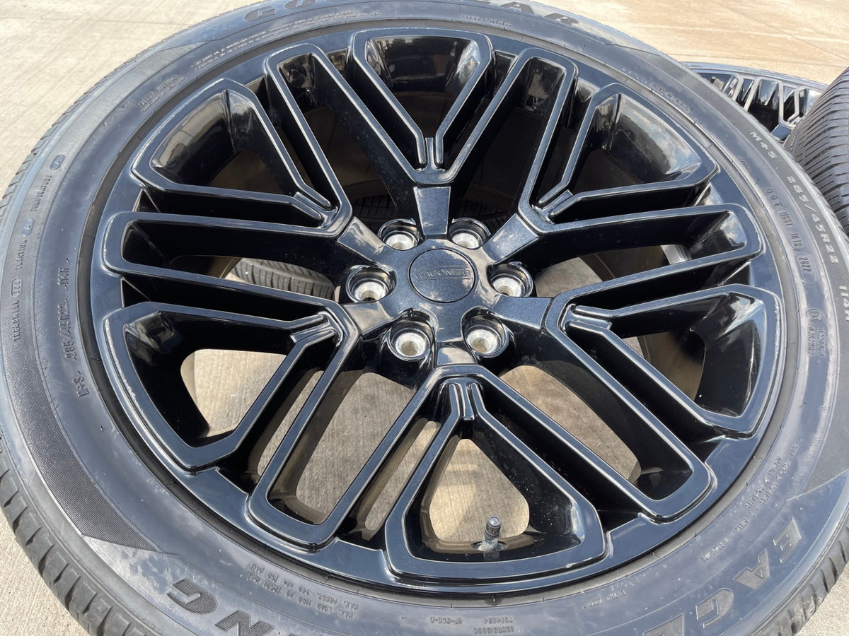 22" Jeep Grand Wagoneer OEM LIMITED 9317 rims wheels RAM 1500 NEW GOODYEAR