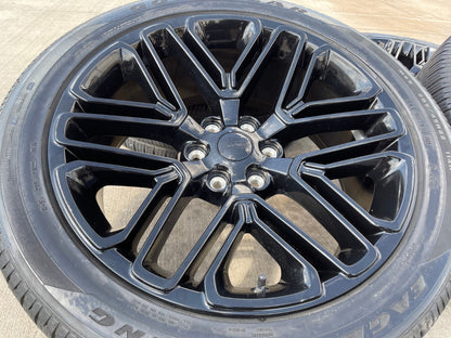 22" Jeep Grand Wagoneer OEM LIMITED 9317 rims wheels RAM 1500 NEW GOODYEAR