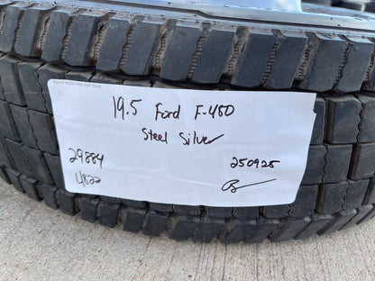 19.5" Ford F-450 Dually F-550 rim wheel RAM 4500 10x225 OEM tire NEW