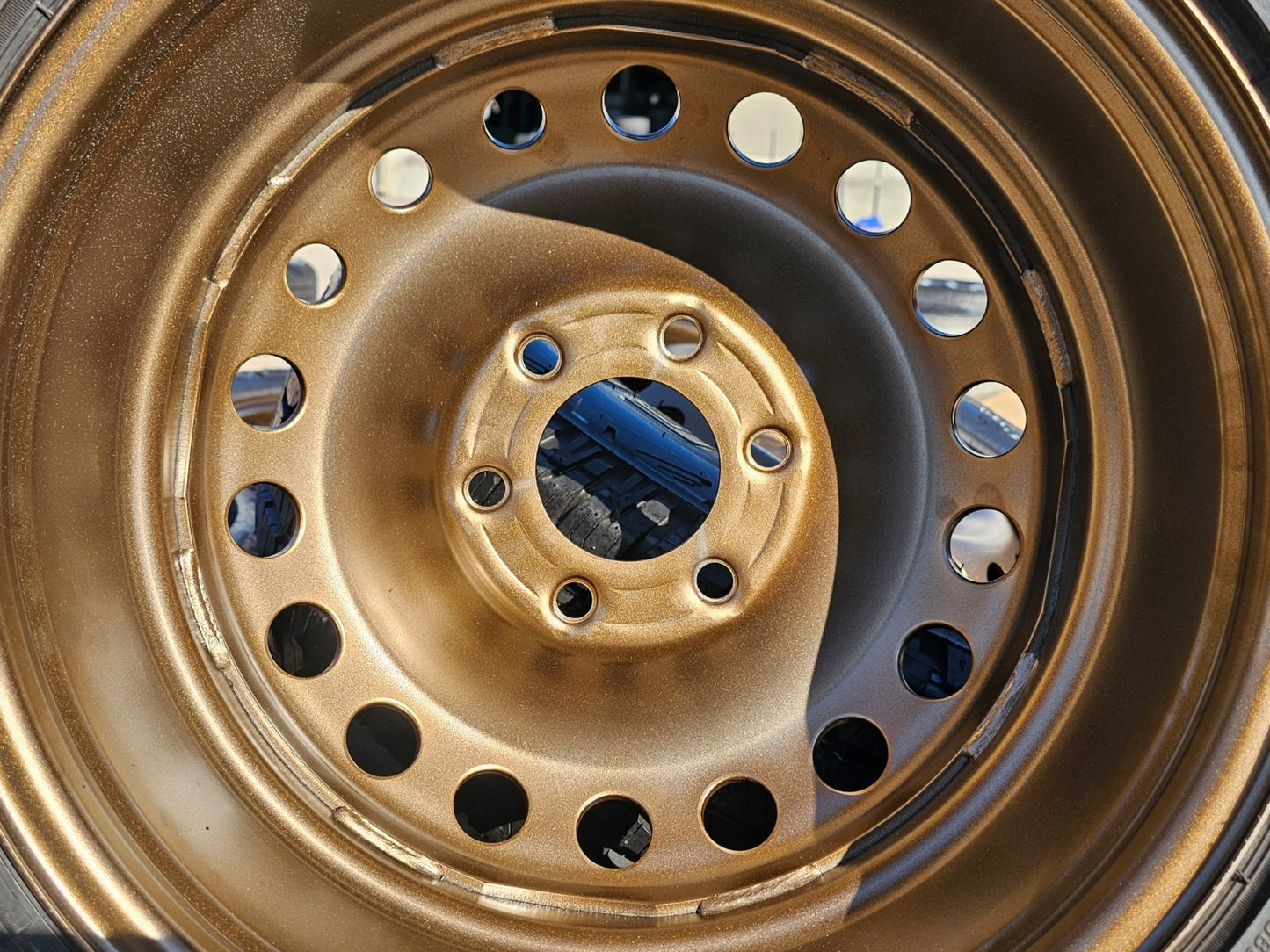 17" INEOS Grenadier OEM steel wheels rims BRONZE tires 2024 2025 2026 NEW