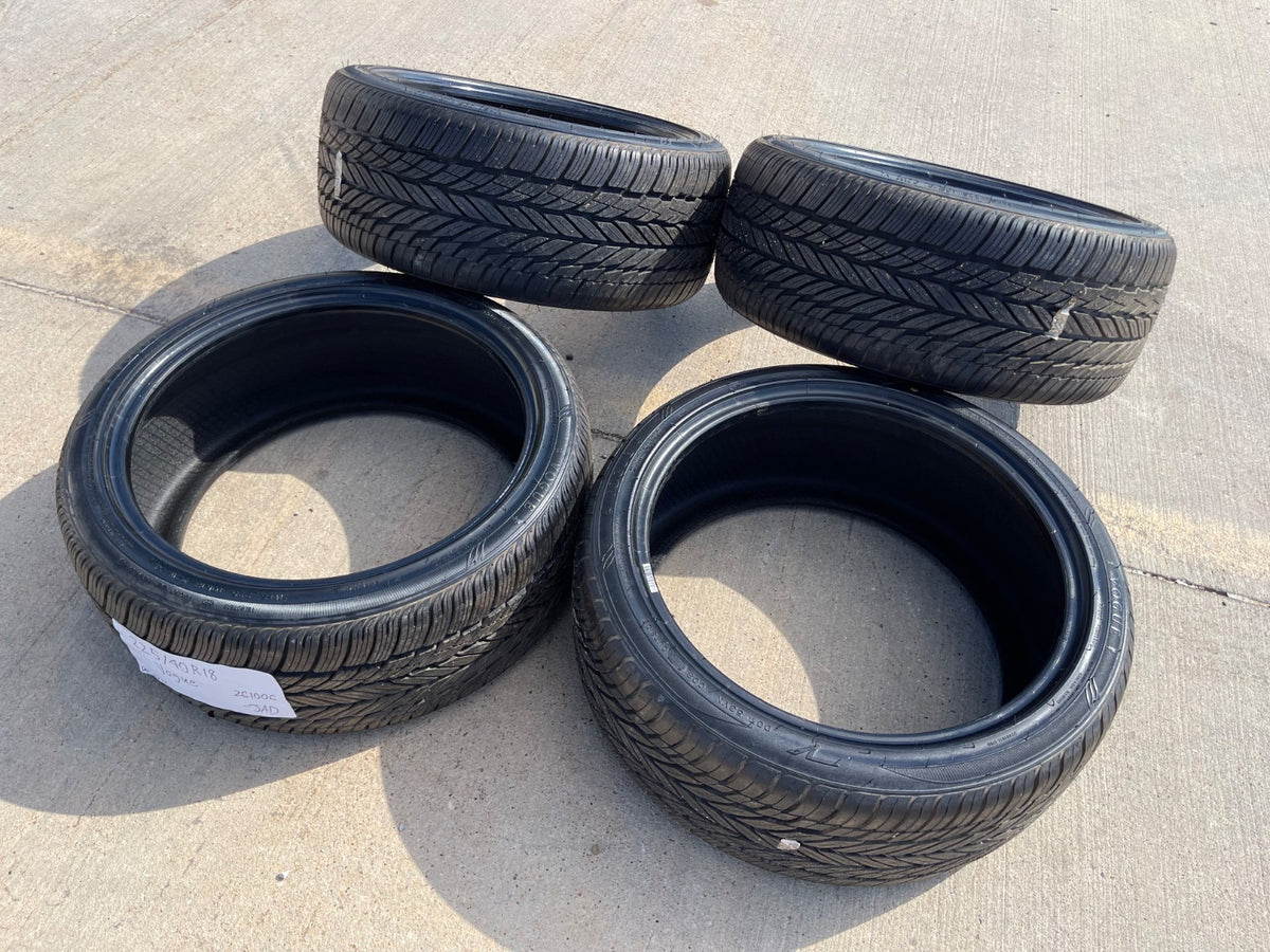 (4) 225/40/18 Vogue tires 92W XL 225/40R18 SET