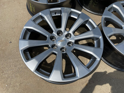 22" Chevy Silverado High Country OEM 5922 wheels rims Tahoe SET 2025 2026 2027