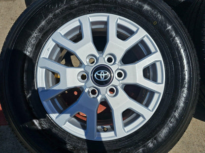 17" Toyota Tacoma 4Runner TRD Silver OEM wheels rims tires 2024 2025 NEW