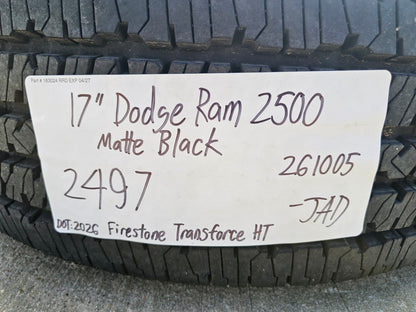 17" Ram 2500 3500 Laramie Power Wagon OEM 2497 wheels rims 2025 2026 2027 NEW