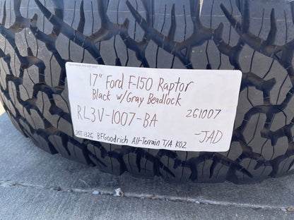 17" Ford F-150 Raptor R OEM BEADLOCK rims wheels 2025 2026 2027 BFG 37" NEW