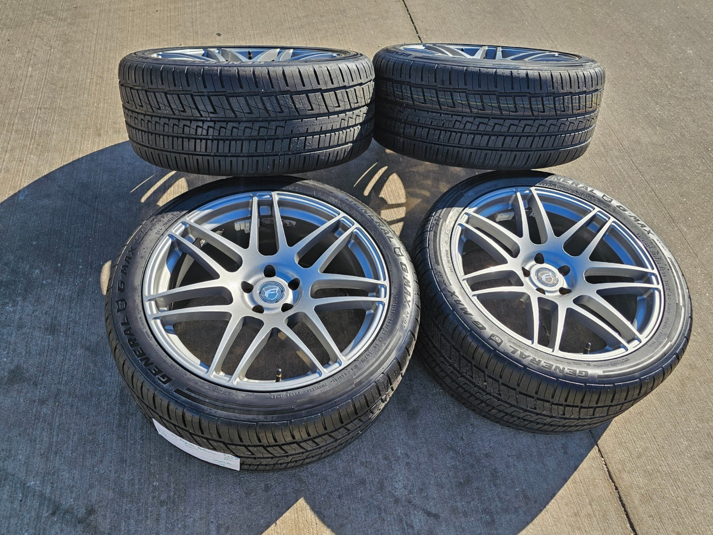 20" 20x9.5 20x10.5 Forgestar Performance F14 Dodge Charger Challenger wheel rims