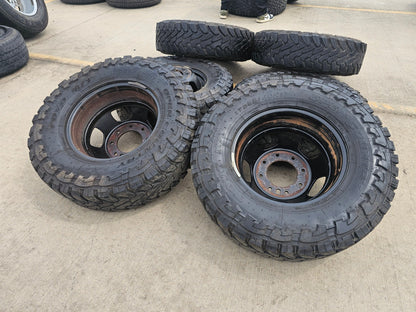 17" Dodge Ram 3500 Dually Laramie 8x200 wheels rims 2703 2704 OEM TOYO M/T 33"