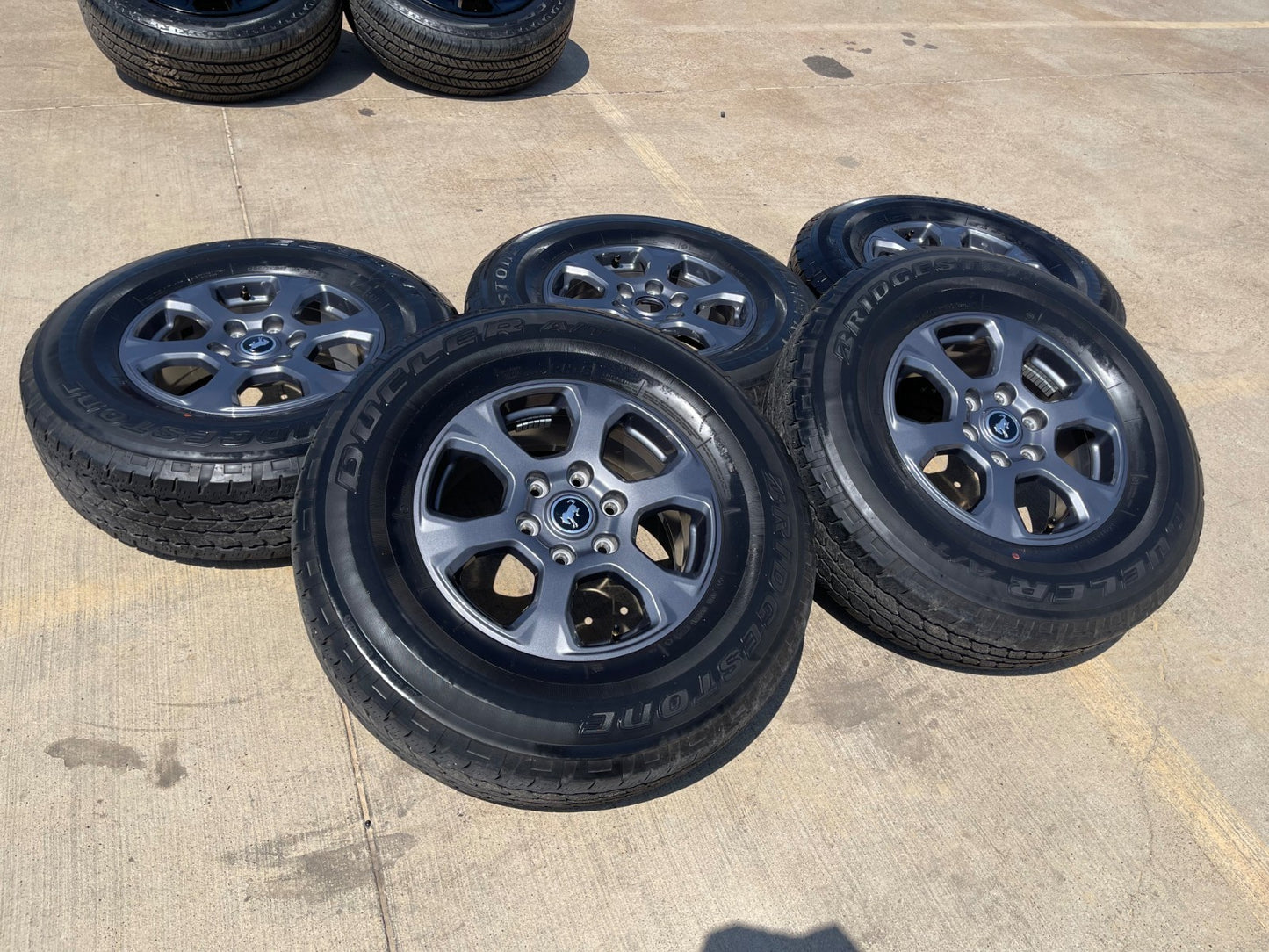 17" Ford Bronco Big Bend wheels rims 10384 OEM Ranger SET BRIDGESTONE A/T