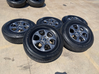 17" Ford Bronco Big Bend wheels rims 10384 OEM Ranger SET BRIDGESTONE A/T