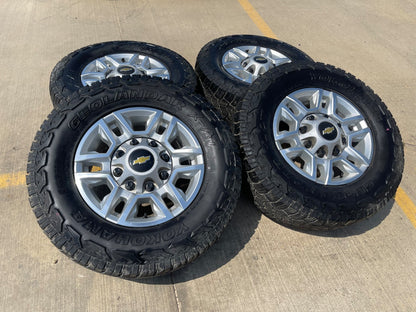 17" Chevy Silverado GMC Sierra 2500 OEM 5948 wheels rims YOKOHAMA A/T SET