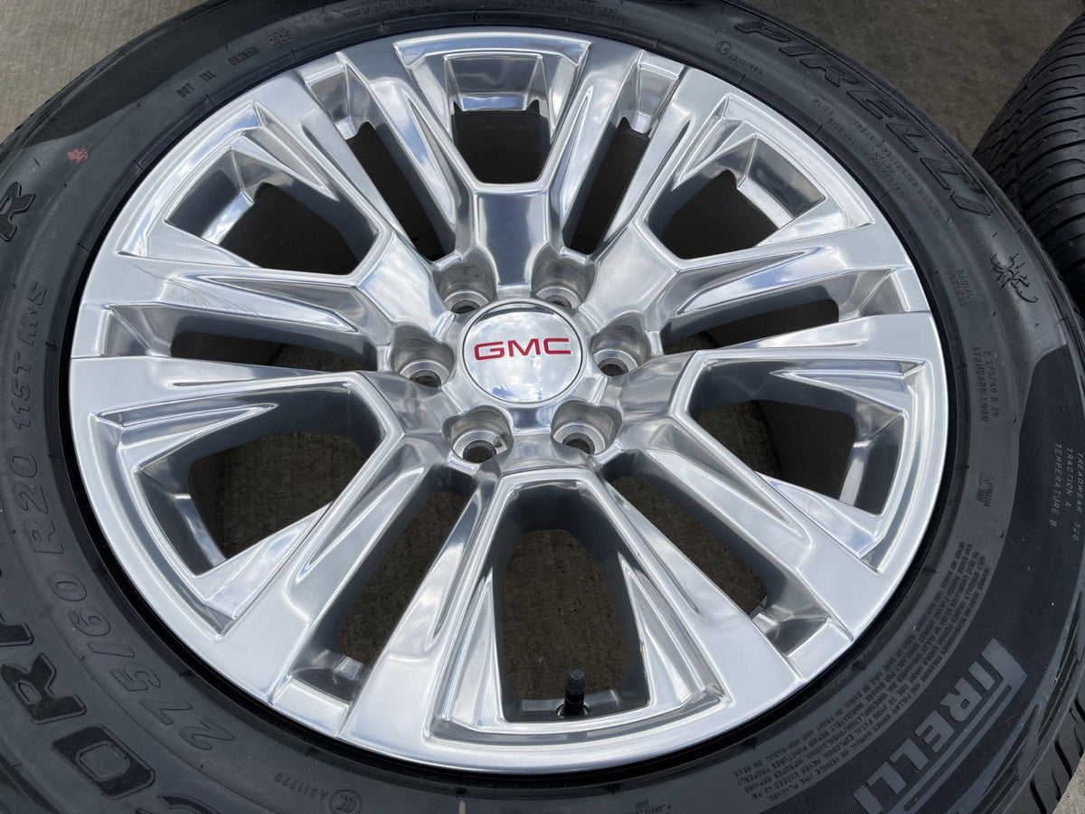 20" GMC Sierra Yukon Denali OEM 5917 wheels rims Chevy 2022 2023 2025 2026 NEW