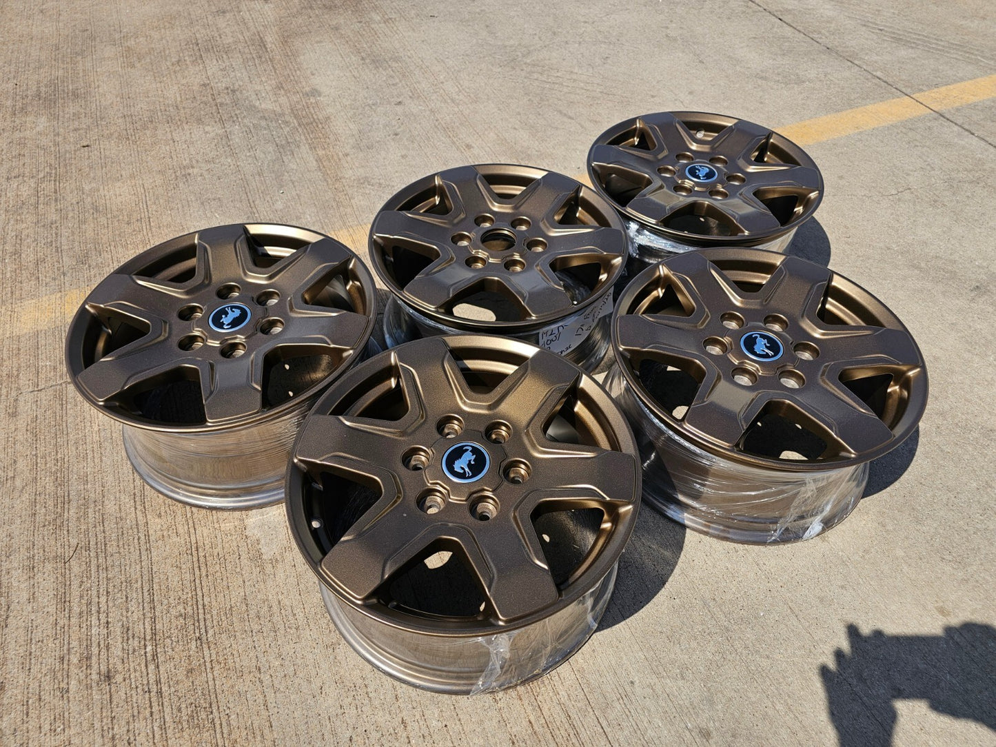 (4) 17" Ford Bronco wheels rims 95292 10383 SASQUATCH Ranger 2023 2024 2025 NEW