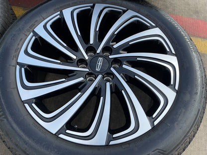 22" Lincoln Navigator OEM 10666 rims wheels BLACK LABEL 2025 2026 BRIDGESTONE