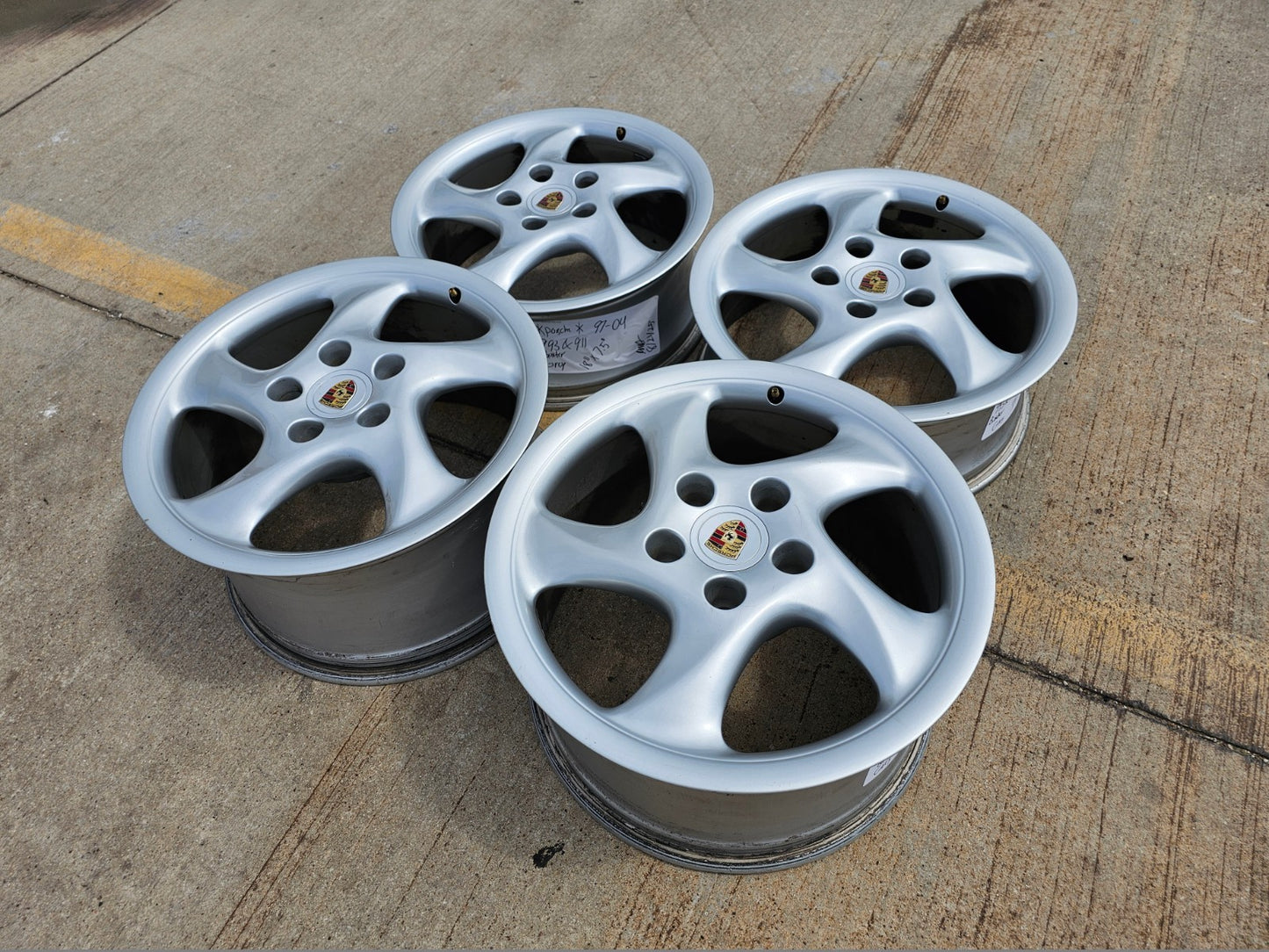18" Porsche Boxster OEM wheels rims 67236 67286