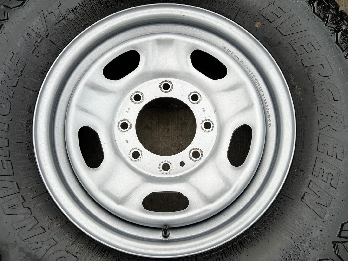17" Ford F-250 F-350 OEM 3828 wheels rims tires A/T 33"