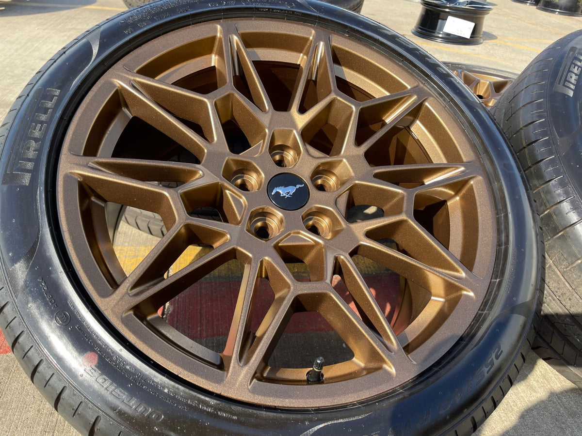 19" Ford Mustang GT Track Pack OEM 10600 10603 Bronze wheels rims 2026 2027 NEW