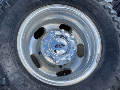 17" Ford F-350 Dually OEM 3618 3619 rims wheels SET tires TOYO M/T 33"