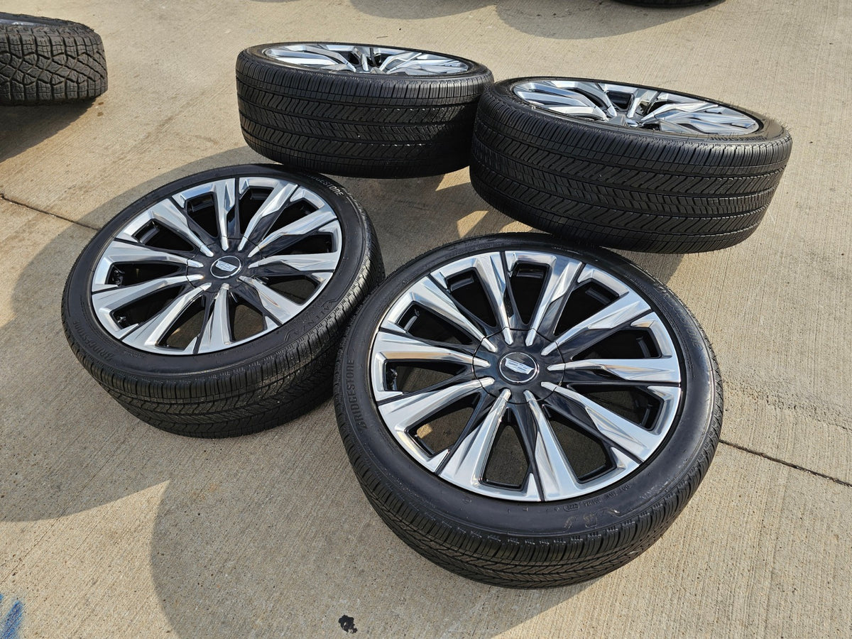 24" Cadillac Escalade PLATINUM OEM wheels rims V 2023 2024 2025 2026 2027 NEW