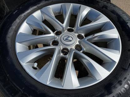18" Lexus GX460 GX470 Tacoma 4Runner OEM CHROME wheels rims 74297 tires MICHELIN